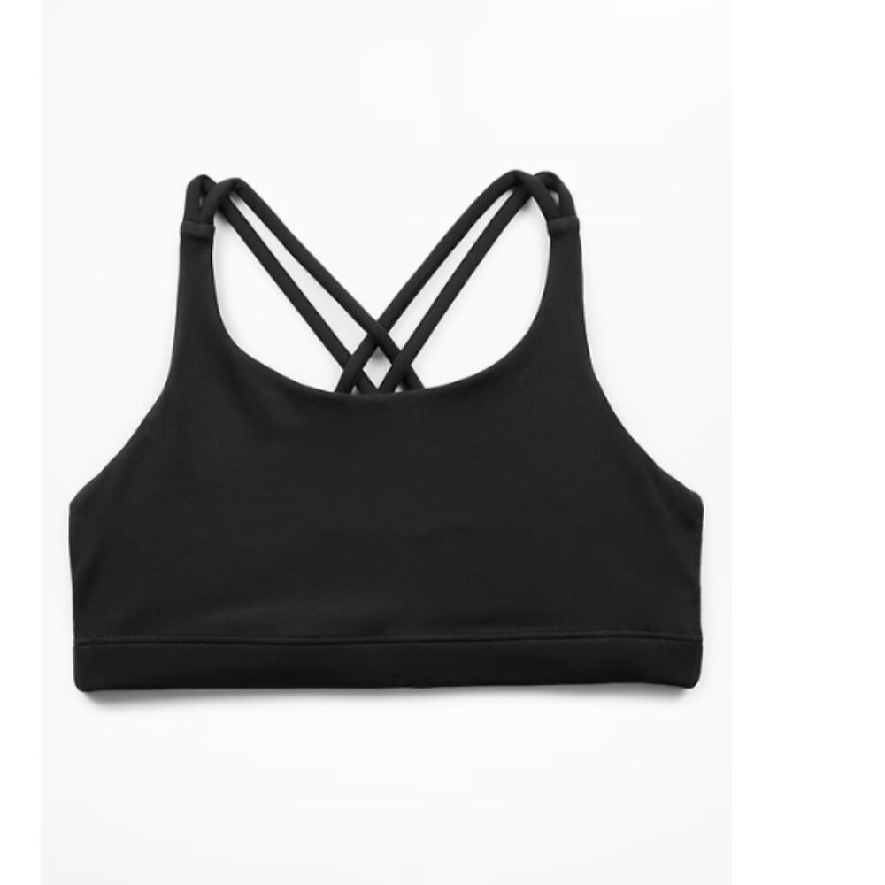 Athleta Girl - Upbeat Bra - Black - Size XXL